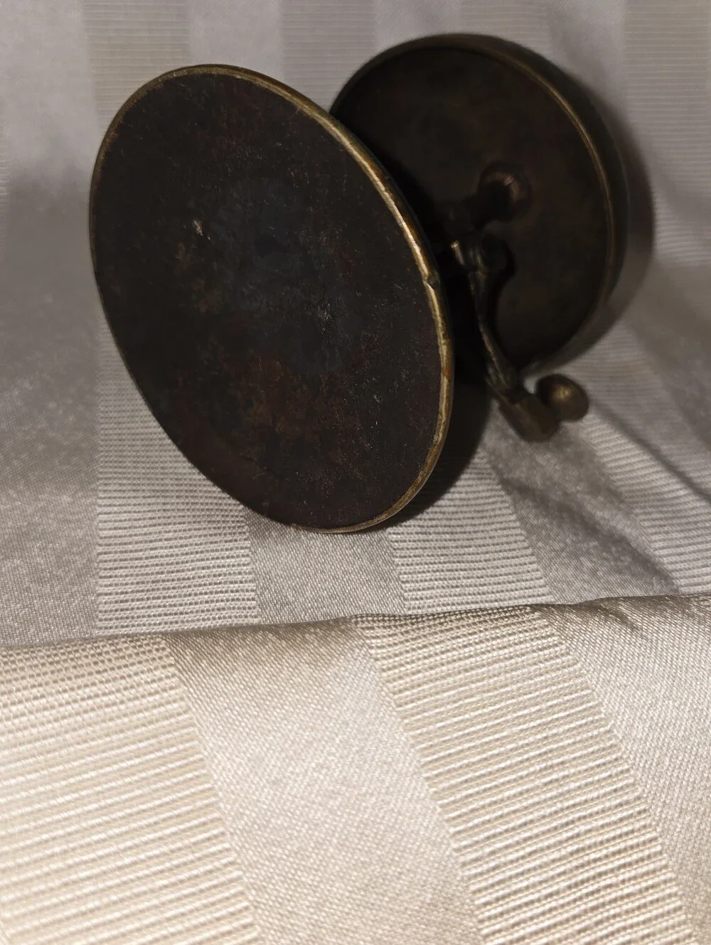 Antique-Style Brass Concierge Bell - Ornate Brass Finish Hotel
